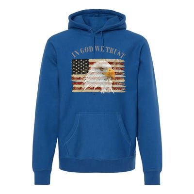 In God We Trust American Respect Gift Premium Hoodie