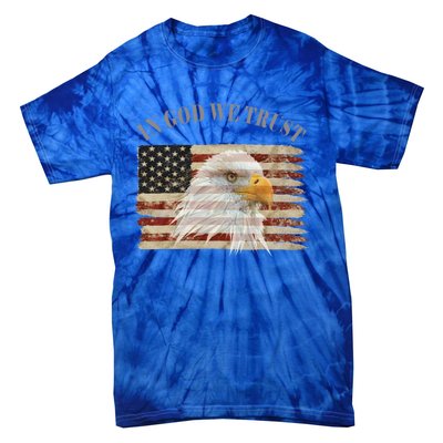 In God We Trust American Respect Gift Tie-Dye T-Shirt