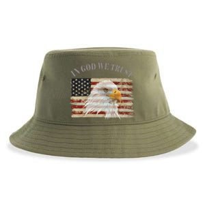 In God We Trust American Respect Gift Sustainable Bucket Hat