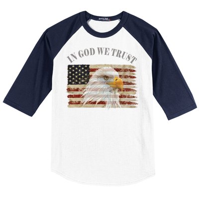 In God We Trust American Respect Gift Baseball Sleeve Shirt