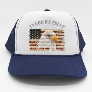 In God We Trust American Respect Gift Trucker Hat