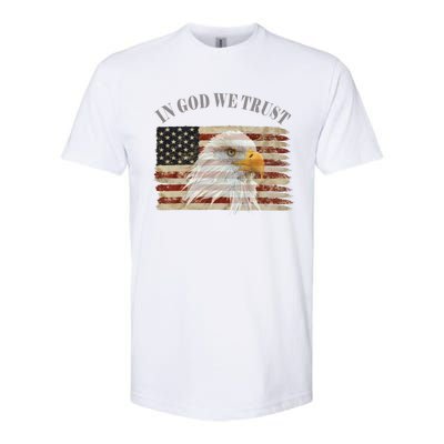 In God We Trust American Respect Gift Softstyle CVC T-Shirt