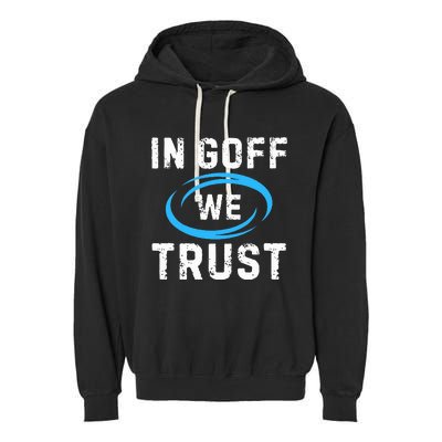 In G.O.F.F We Trust Garment-Dyed Fleece Hoodie