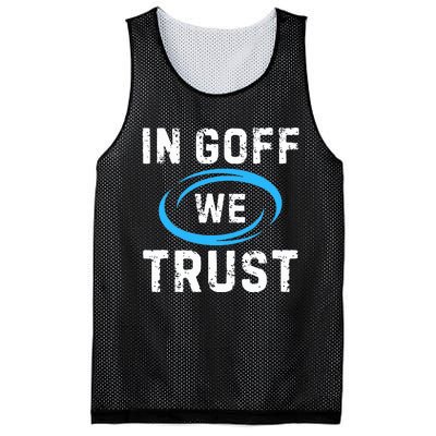 In G.O.F.F We Trust Mesh Reversible Basketball Jersey Tank