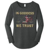 In Goddess We Trust Women's Perfect Tri Tunic Long Sleeve Shirt