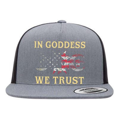 In Goddess We Trust Flat Bill Trucker Hat