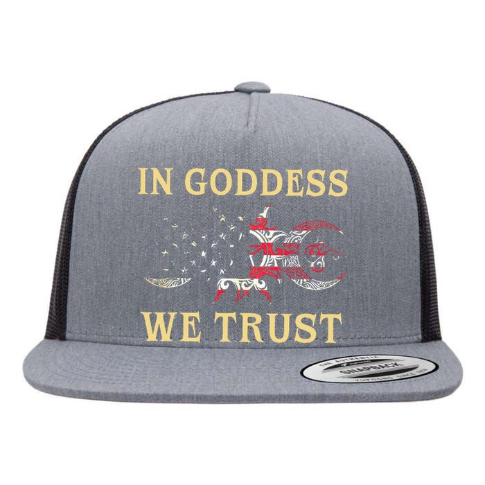 In Goddess We Trust Flat Bill Trucker Hat