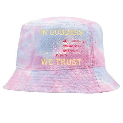 In Goddess We Trust Tie-Dyed Bucket Hat