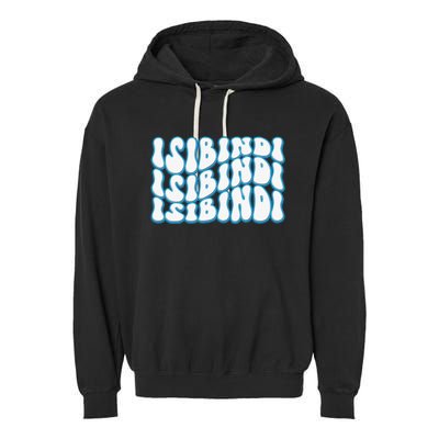 Isibindi Groovy Wavy Style School Spirit Wear Garment-Dyed Fleece Hoodie