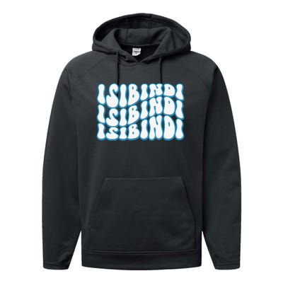 Isibindi Groovy Wavy Style School Spirit Wear Performance Fleece Hoodie