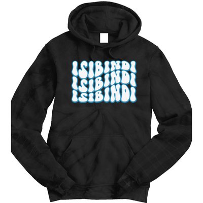 Isibindi Groovy Wavy Style School Spirit Wear Tie Dye Hoodie