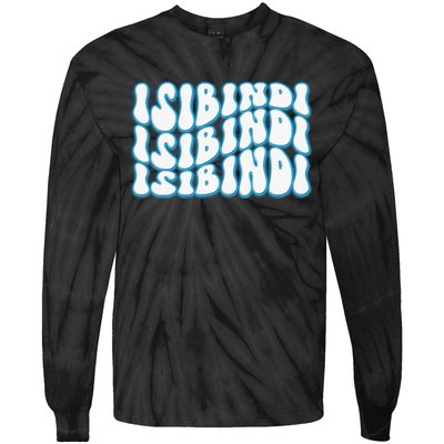 Isibindi Groovy Wavy Style School Spirit Wear Tie-Dye Long Sleeve Shirt