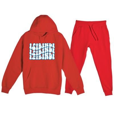 Isibindi Groovy Wavy Style School Spirit Wear Premium Hooded Sweatsuit Set