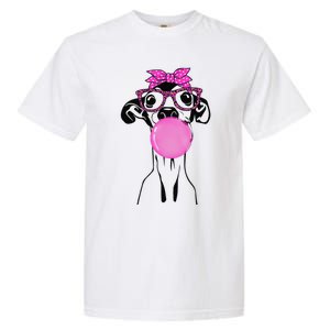 Italian Greyhound with bubble gum bandana glasses Garment-Dyed Heavyweight T-Shirt