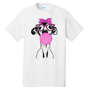 Italian Greyhound with bubble gum bandana glasses Tall T-Shirt