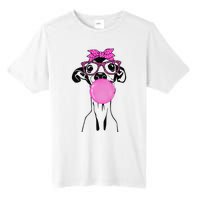 Italian Greyhound with bubble gum bandana glasses Tall Fusion ChromaSoft Performance T-Shirt