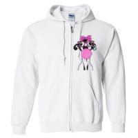 Italian Greyhound with bubble gum bandana glasses Full Zip Hoodie