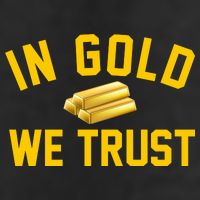 In Gold We Trust 7 Panel Mesh Trucker Snapback Hat