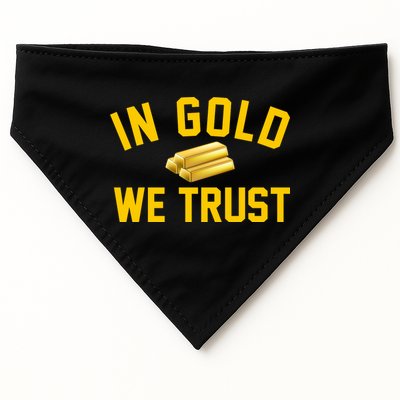In Gold We Trust USA-Made Doggie Bandana