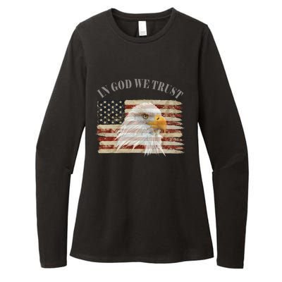 In God We Trust American Respect Gift Womens CVC Long Sleeve Shirt