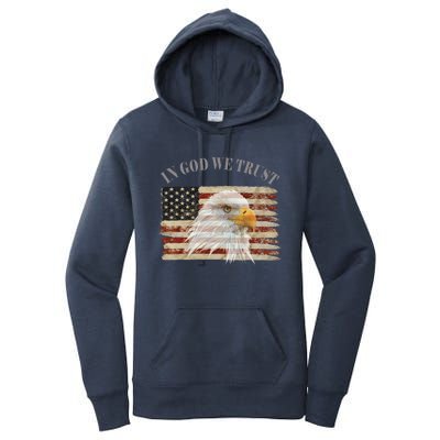 In God We Trust American Respect Gift Women's Pullover Hoodie