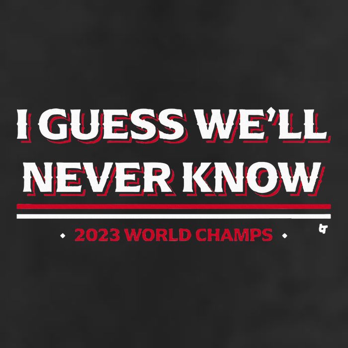 I Guess WeLl Never Know Texas Baseball 7 Panel Mesh Trucker Snapback Hat