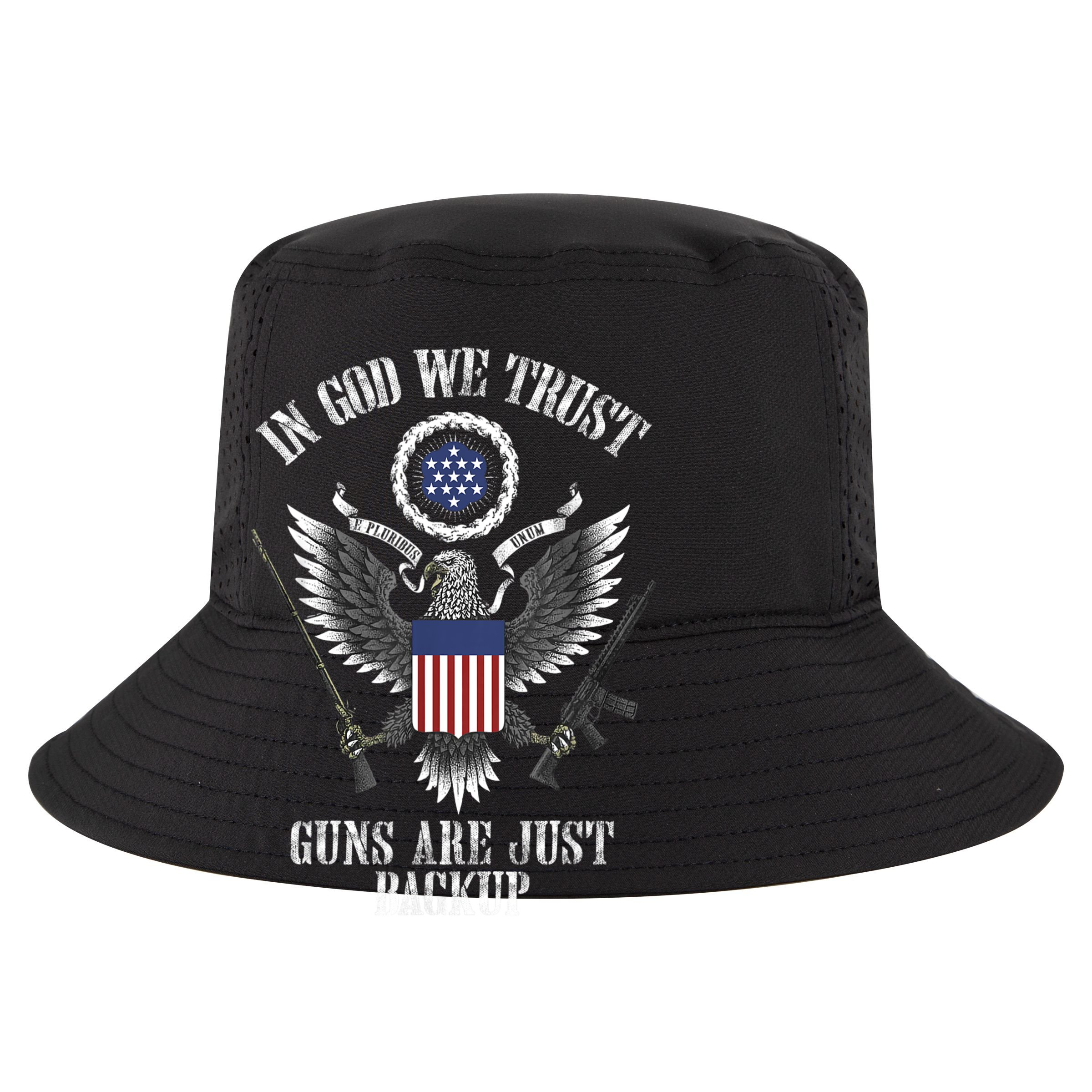 In God We Trust Guns Are Just Backup 12oz Stainless Steel Coffee Mug