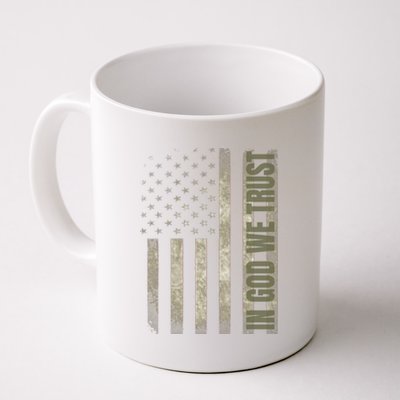 In God We Trust Us Flag Gift Coffee Mug