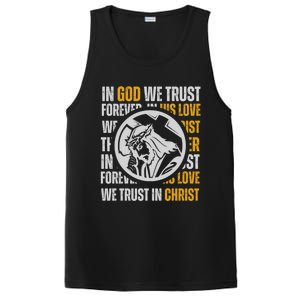 In God We Trust Saved By Grace Jesus Christian Gift PosiCharge Competitor Tank