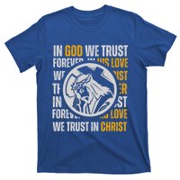 In God We Trust Saved By Grace Jesus Christian Gift T-Shirt