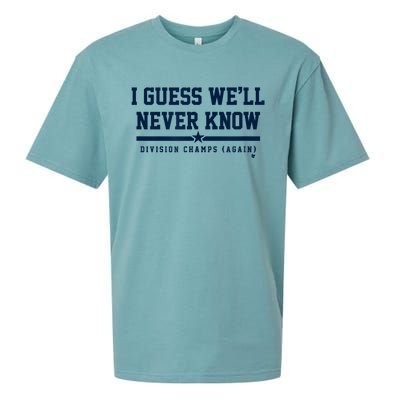 I Guess WeLl Never Know Houston Baseball Sueded Cloud Jersey T-Shirt