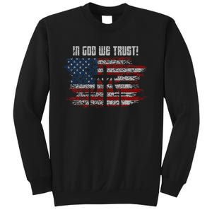 In God We Trust American Christian Bible Verse Sweatshirt