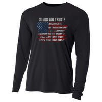 In God We Trust American Christian Bible Verse Cooling Performance Long Sleeve Crew