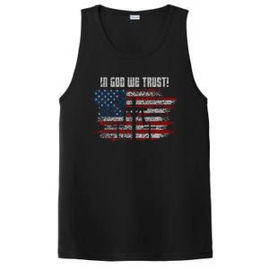 In God We Trust American Christian Bible Verse PosiCharge Competitor Tank