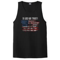 In God We Trust American Christian Bible Verse PosiCharge Competitor Tank