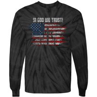 In God We Trust American Christian Bible Verse Tie-Dye Long Sleeve Shirt