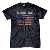 In God We Trust American Christian Bible Verse Tie-Dye T-Shirt