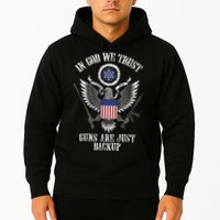 In God We Trust Guns Are Just Backup Hoodie