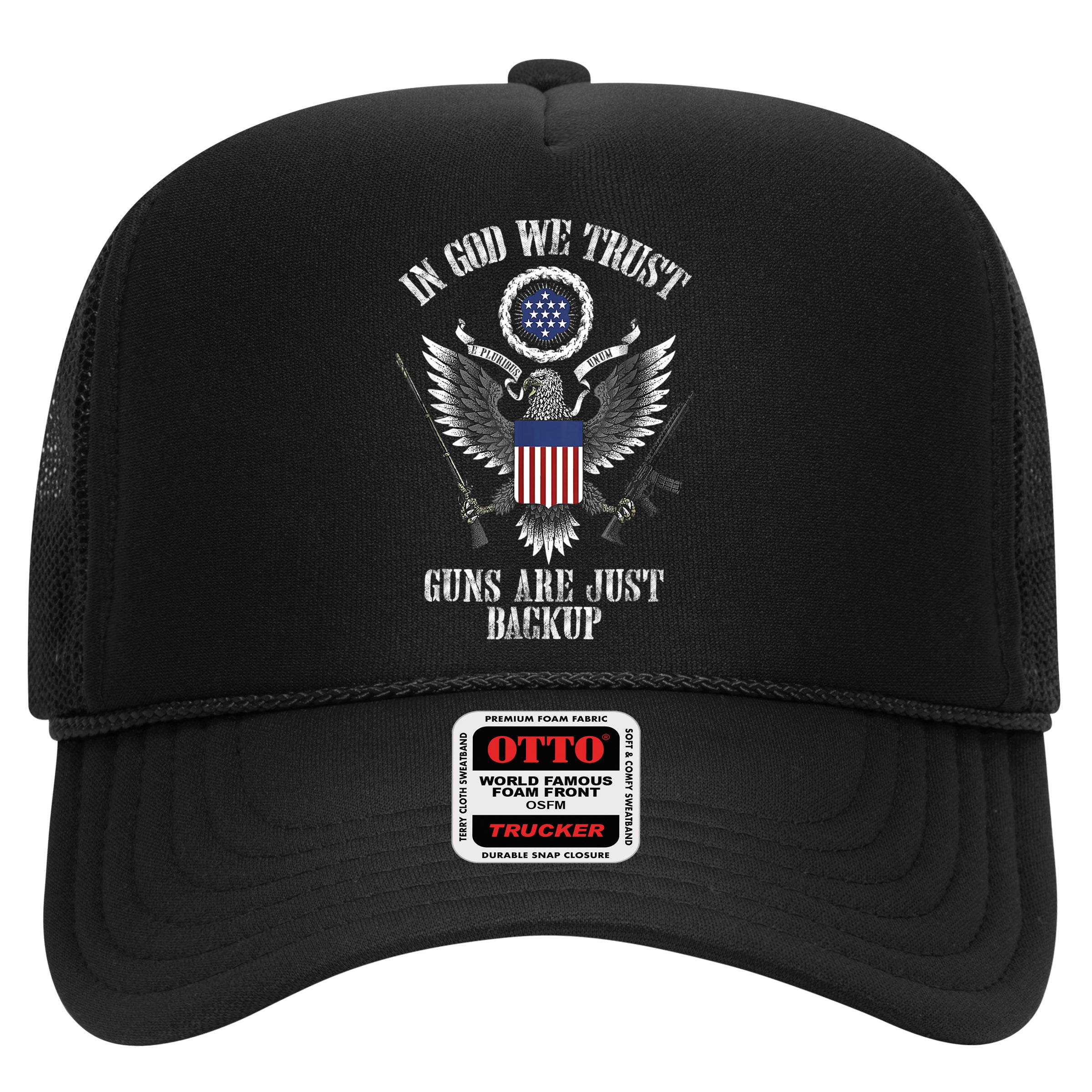 In God We Trust Guns Are Just Backup Hat