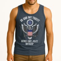 In God We Trust Guns Are Just Backup Tank Top