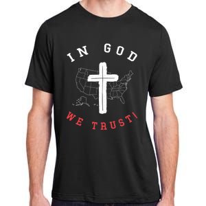 In God We Trust American Christian Bible Verse Gift Adult ChromaSoft Performance T-Shirt