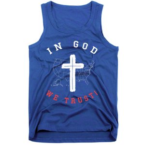 In God We Trust American Christian Bible Verse Gift Tank Top