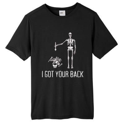 I Got Your Back Funny Halloween Skeleton Tall Fusion ChromaSoft Performance T-Shirt