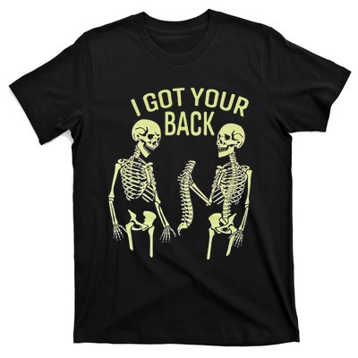 I Got Your Back Halloween Skeleton Skull Sarcastic T-Shirt