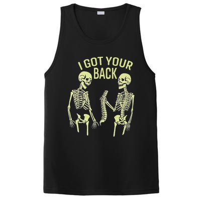 I Got Your Back Halloween Skeleton Skull Sarcastic PosiCharge Competitor Tank