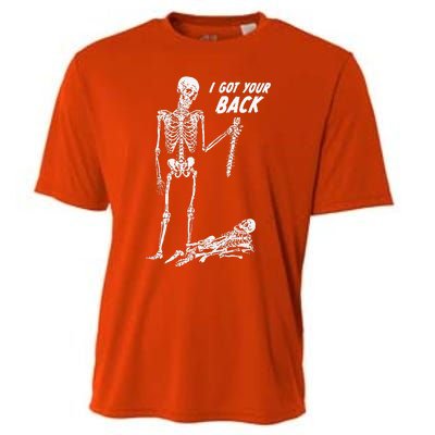 I Got Your Back Halloween Skeleton Cooling Performance Crew T-Shirt