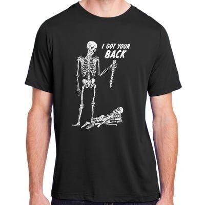 I Got Your Back Halloween Skeleton Adult ChromaSoft Performance T-Shirt