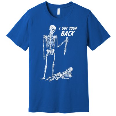 I Got Your Back Halloween Skeleton Premium T-Shirt