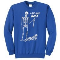 I Got Your Back Halloween Skeleton Tall Sweatshirt