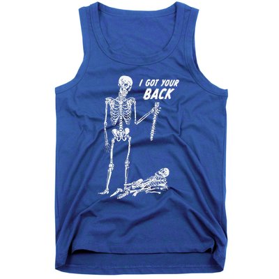 I Got Your Back Halloween Skeleton Tank Top